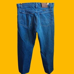 Vintage Denim Jeans 32x30 Wrangler Mens Thermal Lined Winter USA 33213MW 1990's
